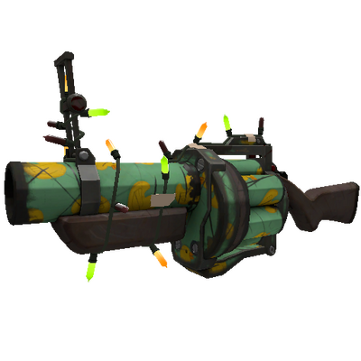 Strange Festivized Specialized Killstreak Quack Canvassed Grenade Launcher (Well-Worn)