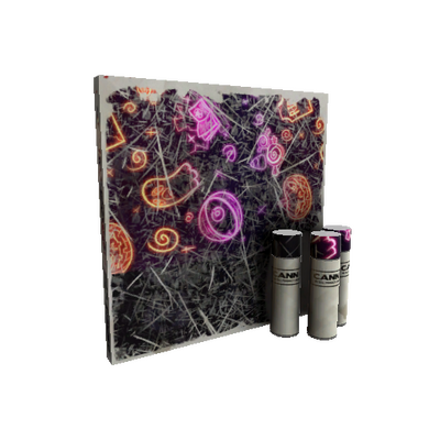 Neon-ween War Paint (Well-Worn)