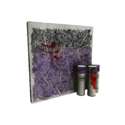 Portal Plastered War Paint (Battle Scarred)