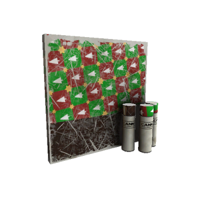 Gifting Mann's Wrapping Paper War Paint (Well-Worn)