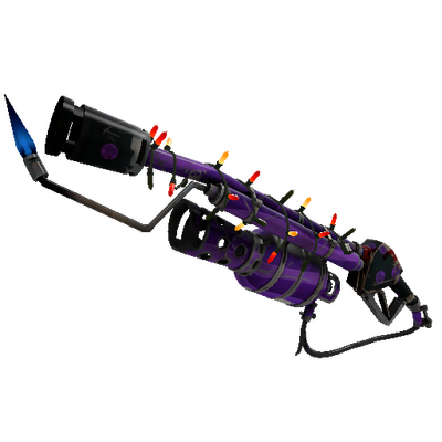 Potent Poison Огнемёт (Поношенное) с украшениями странного типа