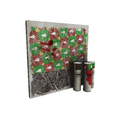 Gifting Mann's Wrapping Paper Боевая краска (Закалённое в боях) странного типа
