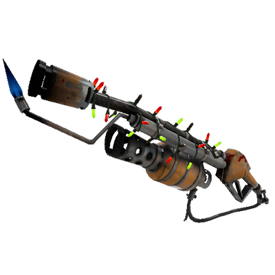 Strange Festivized Turbine Torcher Flame Thrower (Well-Worn)